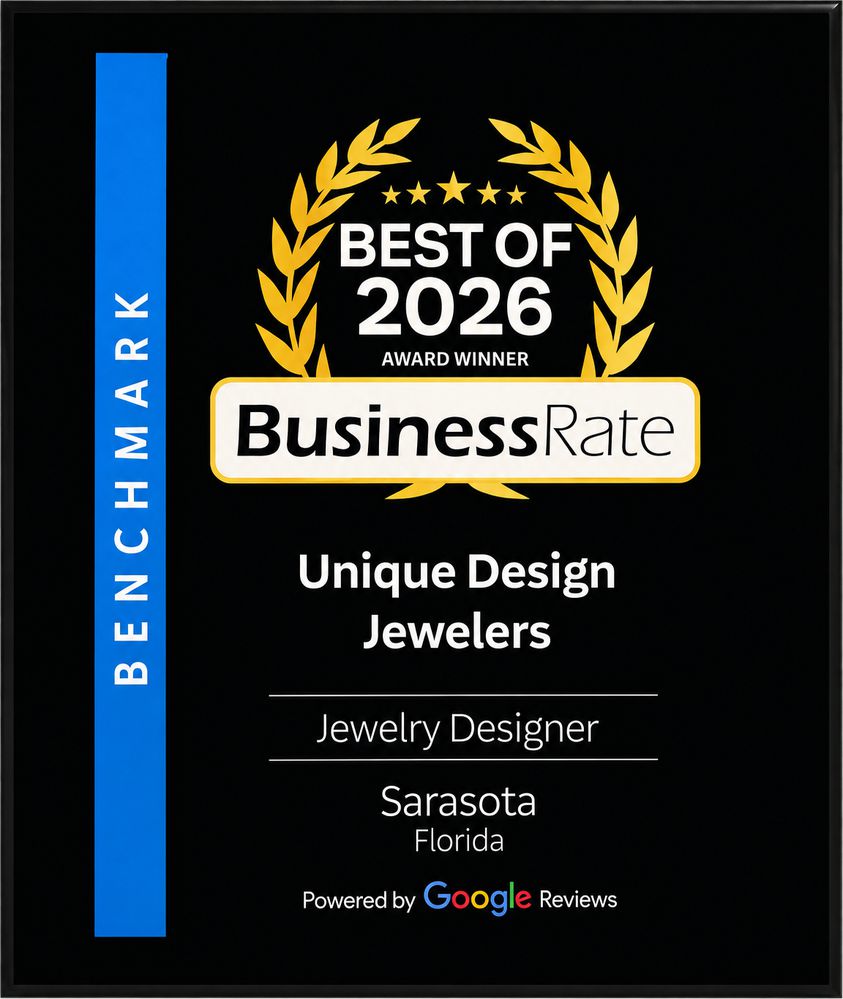 Best of 2026 Award Winner — Unique Design Jewelers, Jewelry Designer, Sarasota Florida, powered by Google Reviews